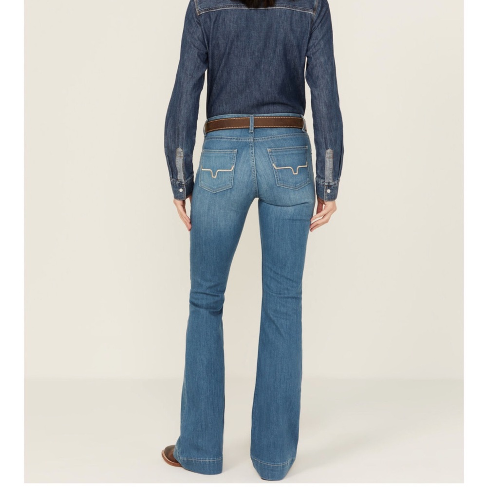 Kimes Ranch Lola Lightwash Mid Rise Trouser Jeans